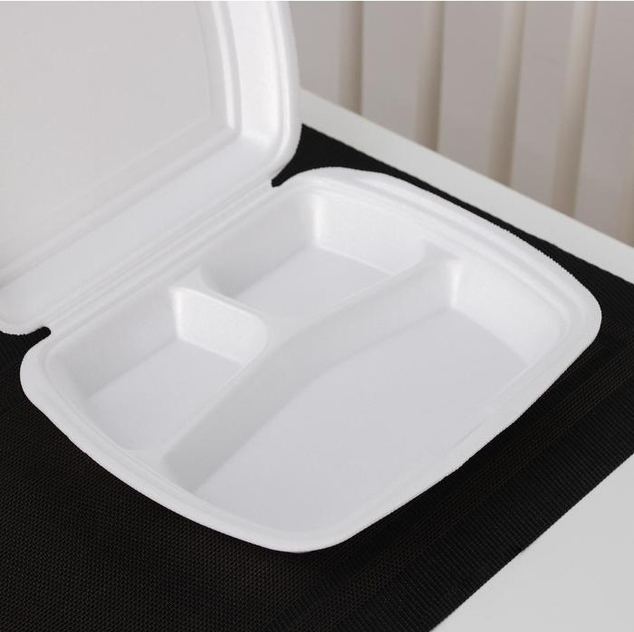 товар Ланч-бокс ВПС LBE-3 "А", 3-секц (белый) 249х207х61мм LBE-3AW